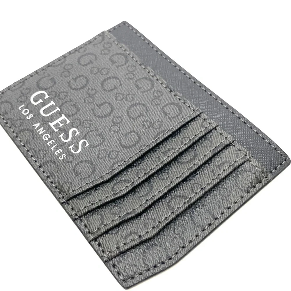 Guess Vezzola Men's Black Signature G Card Case/Holder